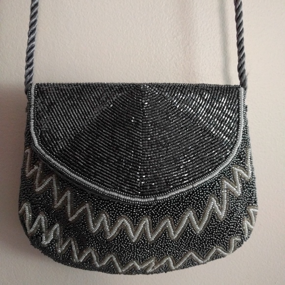 Vintage sequin clutch purse - Picture 2 of 6